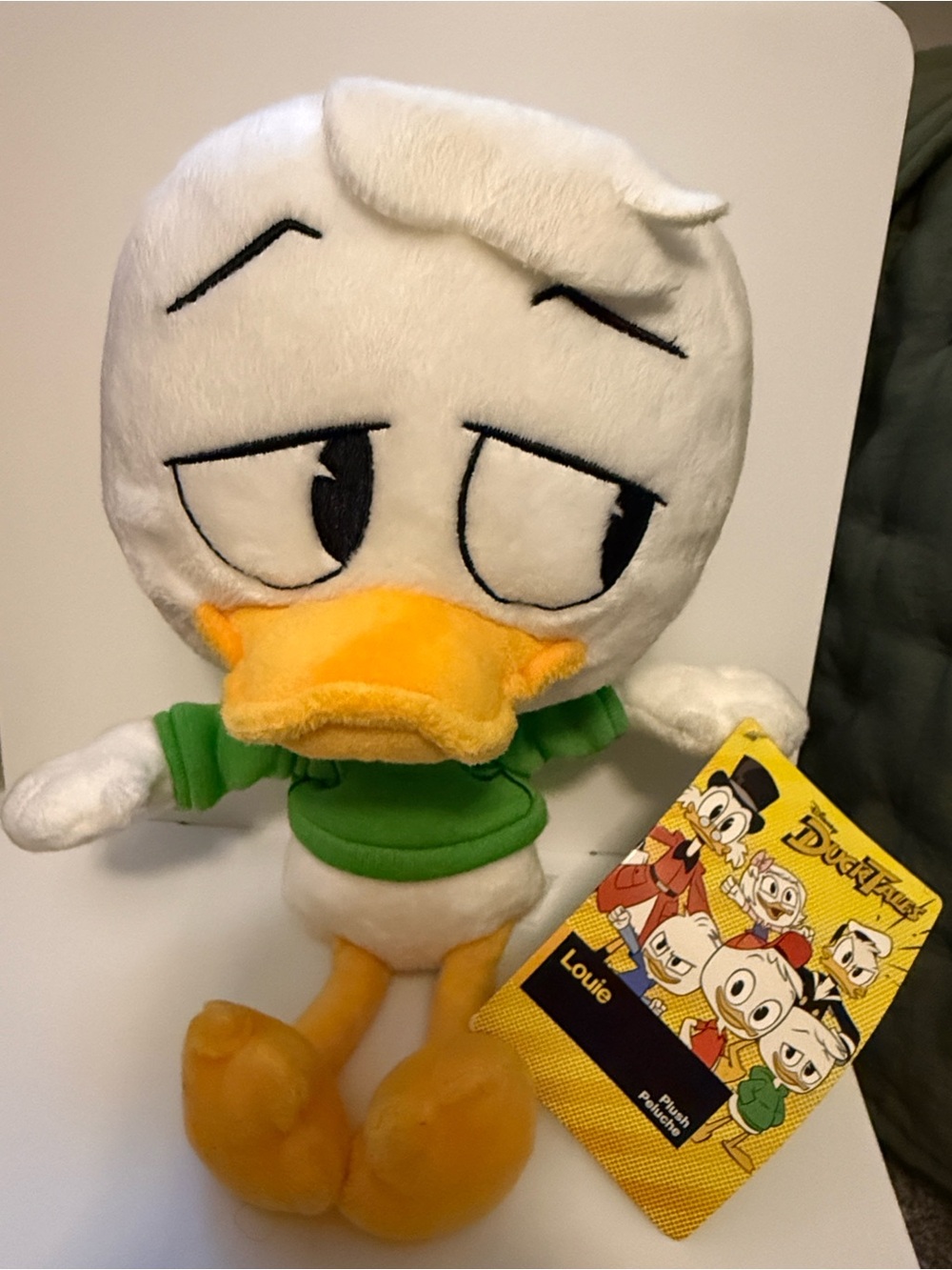 Disney DuckTales Louie Plush Stuffed Animal NWT Disney Store 2017